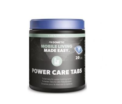 DOMETIC  tablettes nettoyantes toilettes powercare blue - x 20