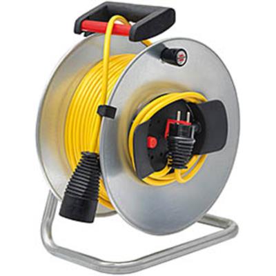 BRENNENSTUHL Enrouleur de c&acirc;ble &eacute;lectrique jardin L.33m HO5VVF 3G1.5, 