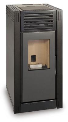 ESCALOR Po&ecirc;le &agrave; granul&eacute;s NAREL 8kW noir mat 