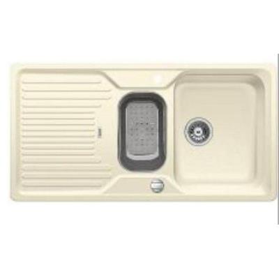 BLANCO  - evier &agrave; encastrer 60cm manuel jasmin avec siphon 510560 - 510560 