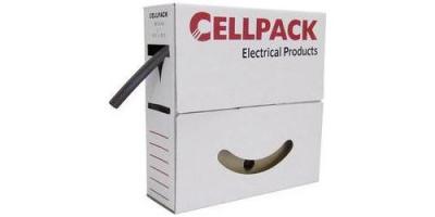 CELLPACK Gaine thermor&eacute;tractable sans colle 2:1 127091 transparent &Oslash; avant retreint: 25.40 mm 4 m