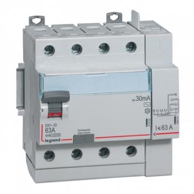 LEGRAND Interrupteur Diff&eacute;rentiel Dx3 63A 30Ma 4 Poles Type Hpi - Vis / Auto