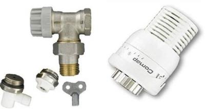 PAS DE MARQUE Kit S1 M28 complet thermostatique &eacute;querre 1/2'' (15x21)et accessoires