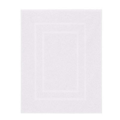 KLEINE WOLKE  3006114377 Plaza Tapis de Bain Coton Blanc 60 x 80 cm