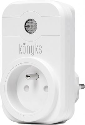 KONYKS  Priska - Prise &eacute;lectrique connect&eacute;e Wi-Fi compatible Google Home et Amazon Alexa - Appli iOS et Android en fran&ccedil;ais 