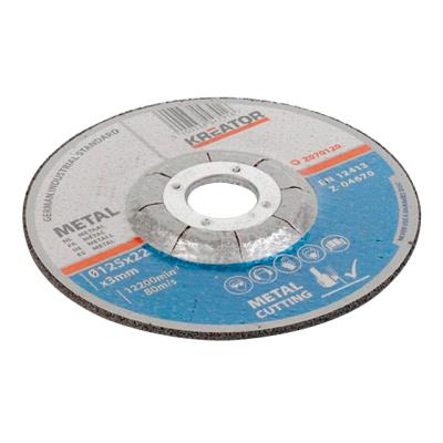 KREATOR  03070110 Jeu de 6 Disques &agrave; tron&ccedil;onner de m&eacute;tal &Oslash; 115 mm