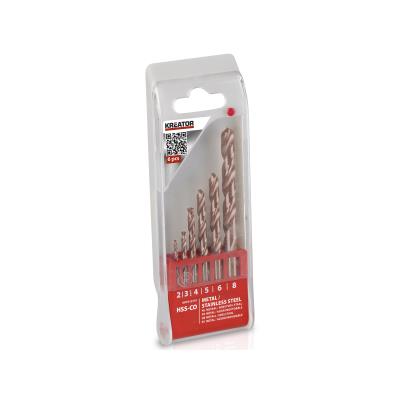 POWERPLUS Forets M&eacute;taux Hss Cobalt &Oslash; 2/3/4/5/6/8 Mm - 6 Pi&egrave;ces