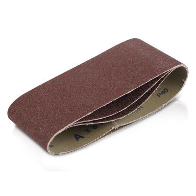 KREATOR Lot De 3 Bandes De Pon&ccedil;age - Grain 80 - 100 X 560 Mm