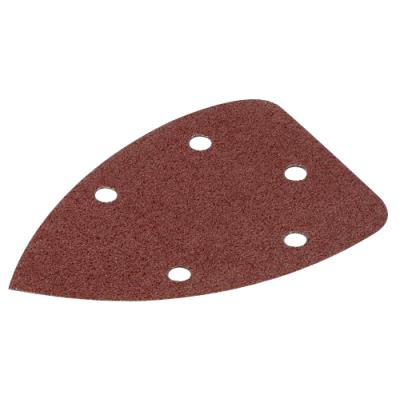KREATOR Lot De 5 Patins Triangulaires Auto-agrippants - Grain 240 - 140x140x80 Mm