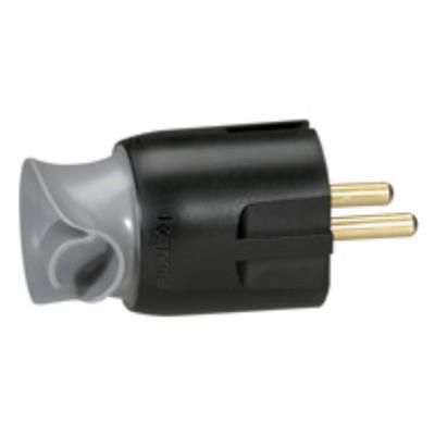 LEGRAND  - Fiche 2P+T - 16 A Orientation Du C&acirc;ble 360&deg; - Noir