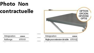 LEMAN  - R&egrave;gle pour extension de table pour LOSST315