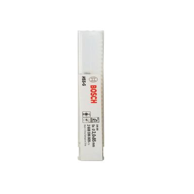 BOSCH Forets &agrave; m&eacute;taux rectifi&eacute;s HSSG, DIN 340, s&eacute;rie longue 10 x 121 x 184 mm 5pc