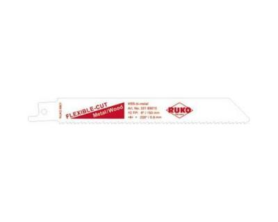 RUKO Lot de 5 lames de scie-sabre longueur 150 mm  8901-5