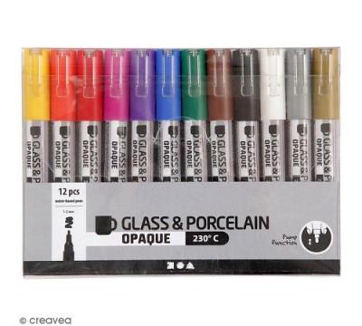  Creativ Feutres pour verre et porcelaine