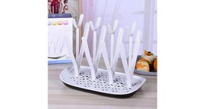 GENERIQUE Marbeine &eacute;gouttoir pour biberon 8 biberons noir et blanc baby care sof - blanc 