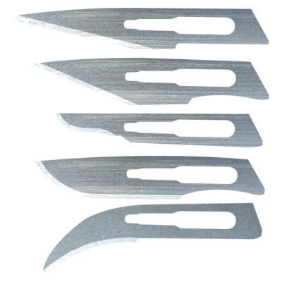 MAXICRAFT  90020 Jeu de 5 Lames pour Scalpel 90019-pointue, Crochet, arrodie, Argent