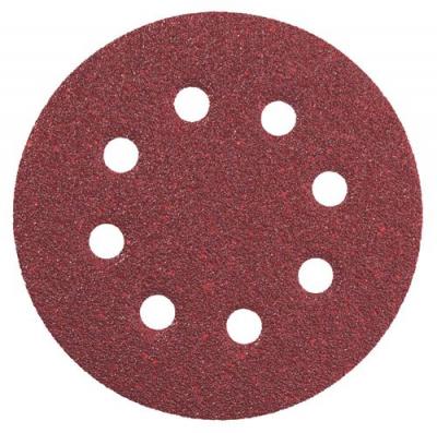 METABO  Jeu de 25 feuilles abrasives adh&eacute;sive, 125 mm sort, 631583000