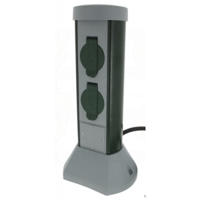 ARIC  - mini borne de jardin 2 prises 16 a + terre ext&eacute;rieur
