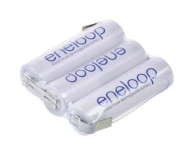 PANASONIC Pack de piles rechargeables 3x LR6 (AA) NiMH 129673 3.6 V 1900 mAh