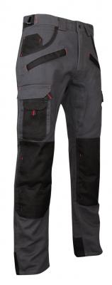 LMA  1261 Argile Pantalon avec Poches Genouill&egrave;res, Gris Nuit/Noir (54)