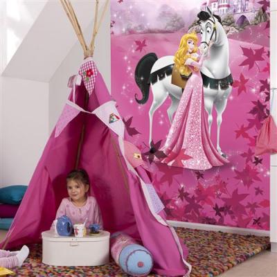 KOMAR Papier Peint La Belle Au Bois Dormant Aurore 184x254 Cm - Enfants