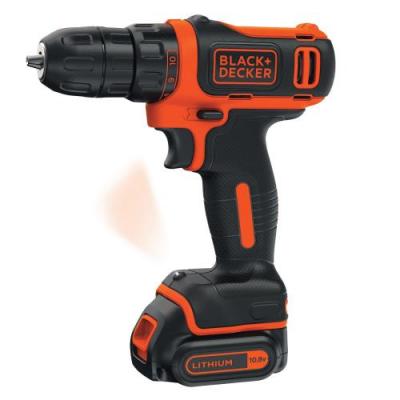 BLACK+DECKER Perceuse Black et Decker sans fil 10,8V lithium - BDCDD12K1