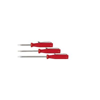  Wiha petit tournevis fente transparent-rouge, avec agrafe (01538) 3,0 mm x 60 mm VELLWH01538