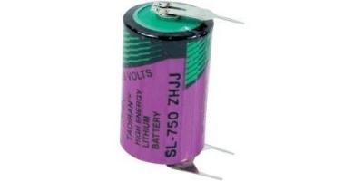 TADIRAN BATTERIES Pile sp&eacute;ciale 1/2 R6 lithium SL750PT picots &agrave; souder en U 3.6 V 1100 mAh 1 pc(s)