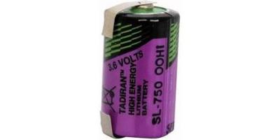 TADIRAN BATTERIES Pile sp&eacute;ciale 1/2 R6 lithium SONSL750T cosses &agrave; souder en U 3.6 V 1100 mAh 1 pc(s)