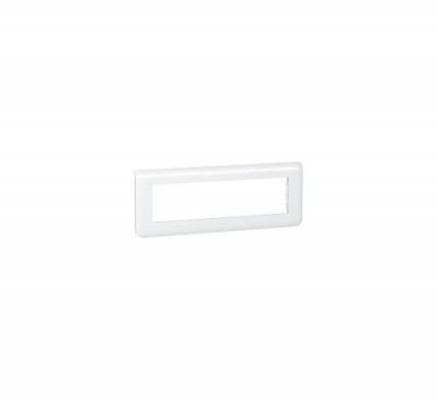 LEGRAND Plaque de finition 8 modules horizontal - mosaic - blanc - 078818 -