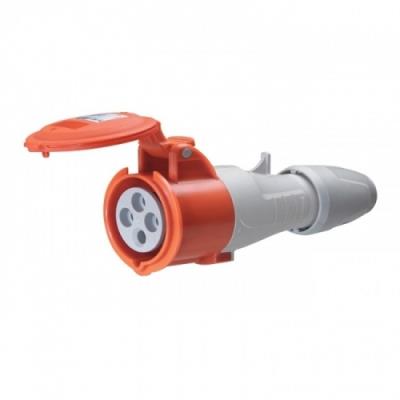 LEGRAND Prise Droite Femelle 16 Amp&egrave;res 3P+N+T Ip44 Rouge -  555109