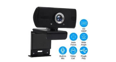 GENERIQUE R&eacute;union d'appels vid&eacute;o de cam&eacute;ra webcam usb 2. 0 hd 1080p avec micro pour ordinateur portable pc 