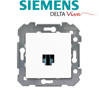 SIEMENS  Delta Viva Prise Rj45 Cat&eacute;gorie 6 Blanc Sie003490