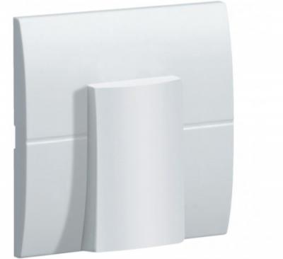HAGER Sortie de c&acirc;bles 2 modules - essensya - blanc - we155 - 
