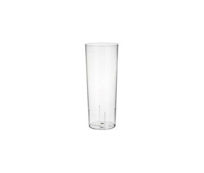 Verre &agrave; cocktail en plastique PS, 0,3 l, transparent - Lot de 6
