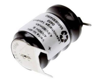  Varta V4/80H-SLF ++/- Pile bouton rechargeable 80H NiMH 80 mAh 4.8 V