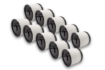 Vhbw - 10x filtre rond pour aspirateur multifonction compatible avec Lavor gsa 300