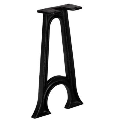 Vidaxl pied de banc 2 pcs base vo&ucirc;t&eacute;e cadre en a fonte 245431
