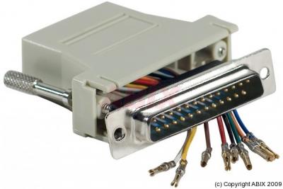 MCAD Generique adaptateur rj45 femelle db25 m&acirc;le 3548382504602