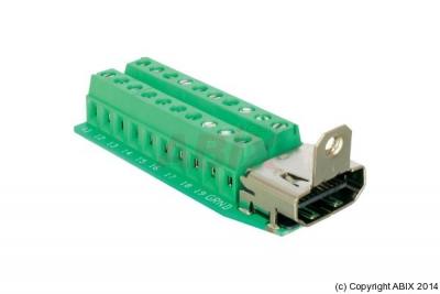 DELOCK Adapter Terminalblock > HDMI-Bu