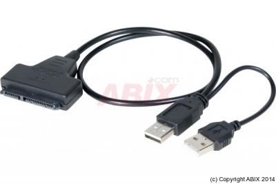 GENERIQUE G&Eacute;N&Eacute;RIQUE Adaptateur USB 2.0 / Sata 2.5"" SSD-HDD auto-aliment&eacute;