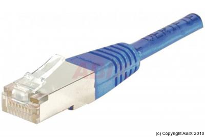 GENERIQUE Cordon Rj45 Budget Cat&eacute;gorie 5e F/utp Bleu - 10 M