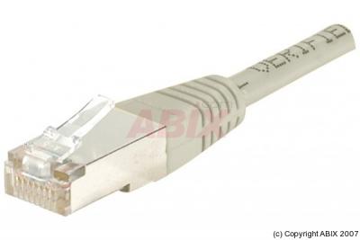 MANUTAN Cordon RJ45 patch F/UTP CAT 5e Gris - 5,00 m