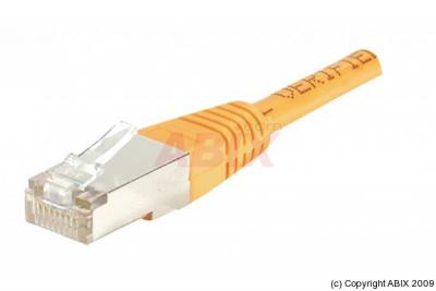 DEXLAN Cordon RJ45 patch F/UTP CAT 5e ORANGE - 0,70 m