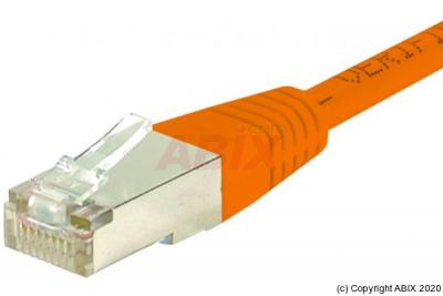 CUC Cordon RJ45 cat&eacute;gorie 5e F/UTP orange - 20 m 