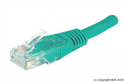CUC Cordon RJ45 cat&eacute;gorie 5e U/UTP vert - 7,5 m 