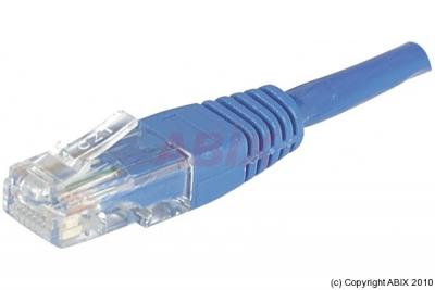EXC Cordon Rj45 Budget Cat&eacute;gorie 6 U/utp Bleu - 10 M