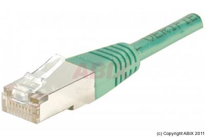 DEXLAN Cordon RJ45 cat&eacute;gorie 6 F/UTP vert - 0,3 m