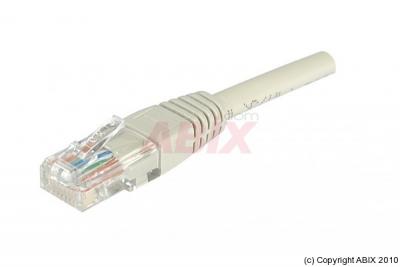 EXC Cordon Rj45 Budget Cat&eacute;gorie 6 U/utp Gris - 1 M