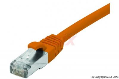 DEXLAN Cordon RJ45 cat&eacute;gorie 6 F/UTP LSOH snagless orange - 10 m